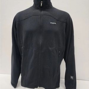 Patagonia R1 Fleece Regulator Full Zip  Black Men's Size L NWT